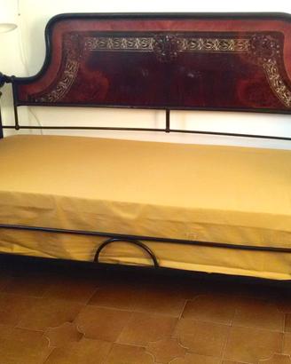 DIVANO LETTO LIBERTY IN FERRO BATTUTO