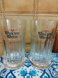 2 bicchieri birra olandese Wieckese Witte