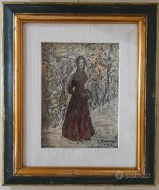 olio su tavola  Lidia Ruffini  1962