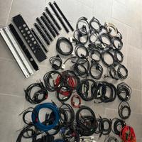 STOK CAVI XLR-JACK-VDA-ECC…+ KIT RACK FLIGHT CASE