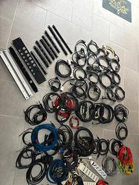 STOK CAVI XLR-JACK-VDA-ECC…+ KIT RACK FLIGHT CASE