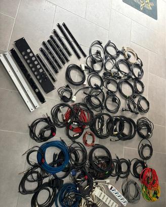 STOK CAVI XLR-JACK-VDA-ECC…+ KIT RACK FLIGHT CASE