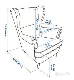 Poltrona IKEA Strandmon
