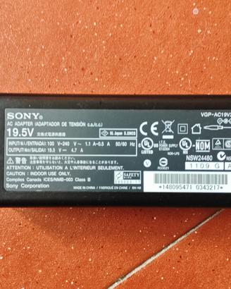 alimentatore per Sony Vajo