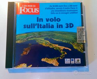 IN VOLO SULL'ITALIA 3D - Cd-rom Focus 2003 - Mappa