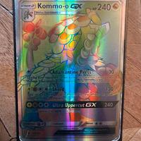 Carta Pokémon Kommo-o GX 159/145 Rainbox Rare