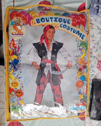 Costume da pirata/corsaro 8/10 anni