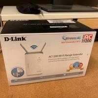 D Link AC 1200 wifi Range Extender NUOVO