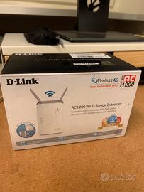 D Link AC 1200 wifi Range Extender NUOVO