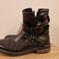 stivaletto in vera pelle