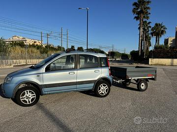 Panda 4x4 diesel con carrello appendice