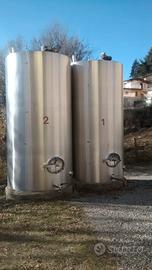 Cisterna acciaio inox 80 hl doppia parete