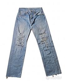 levi's 501 blu chiaro taglia M