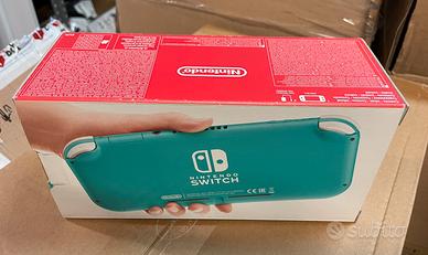 Scatola vuota nintendo switch lite turchese