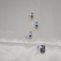 set 4 anelli acciaio inox misura 18 nuovi unisex