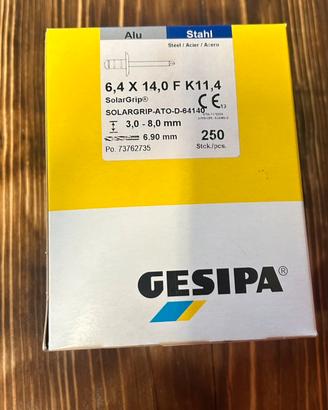 250 Rivetti Gesipa 6,4x14,0mm
