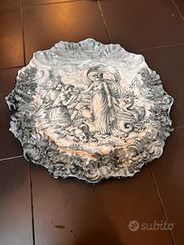 Grande piatto decorativo ceramica Albissola