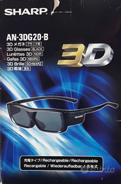 2 Paia di occhiali 3D ricaricabili
