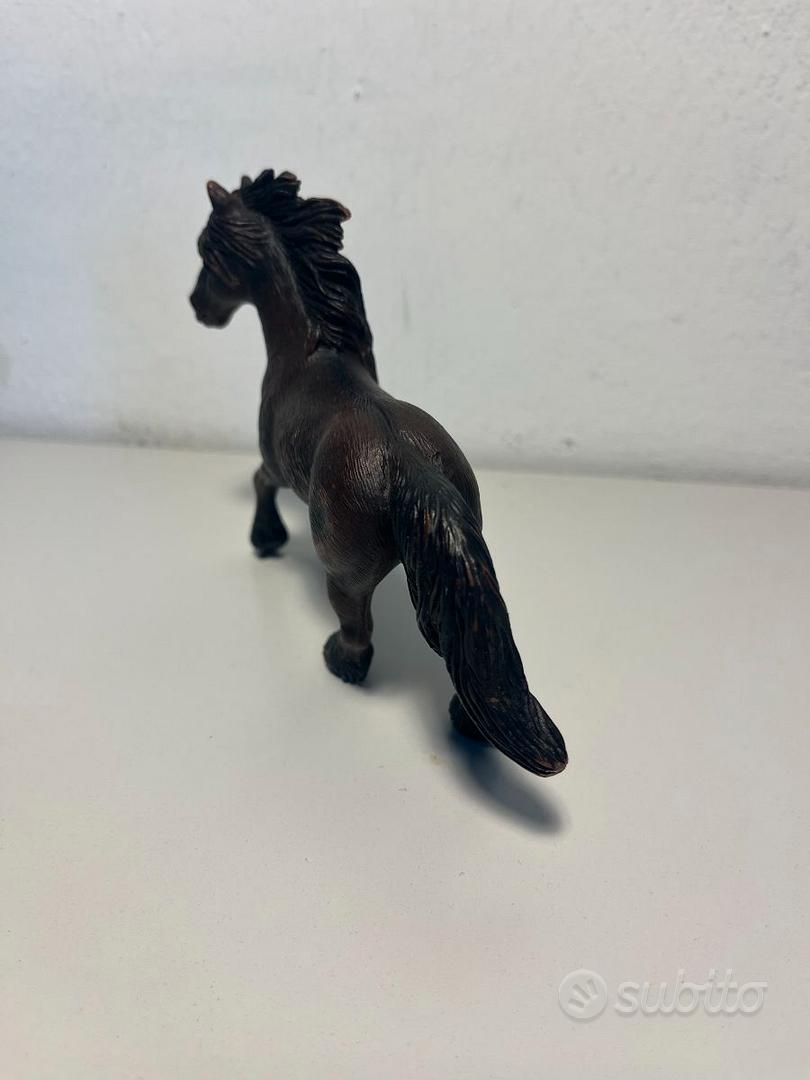 Vintage Schleich Friesian Mare Horse Figure 2005 Collezionismo