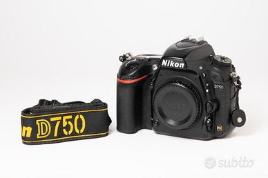 Nikon D750 Nital - reflex solo corpo