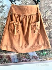 Gonna a costine marrone Max&Co