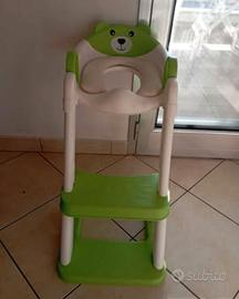 Riduttore wc per bambini con scaletta