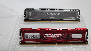 Crucial Ballistix 2x8GB DDR4‑3000 Mhz Cl15