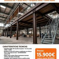 Soppalco componibile 60mq