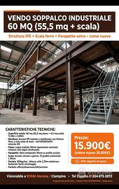 Soppalco componibile 60mq