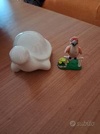 Piccola tartaruga in ceramica e sorpresa Kinder