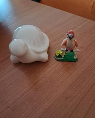 Piccola tartaruga in ceramica e sorpresa Kinder