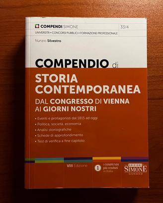 compendio storia contemporanea 