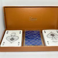 Gucci cofanetto carte da gioco vintage