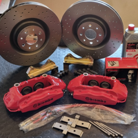 Kit Impianto Frenante 330 Pinze Brembo 4 Pompanti