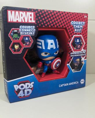 Captain America Marvel PODS 4D 455 collezione