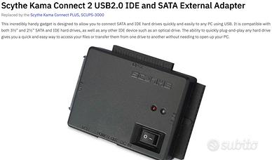 Connettere HD SATA e IDE esterni al PC