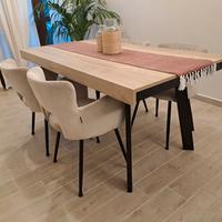 Tavolo allungabile in rovere chiaro