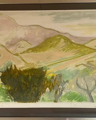 Carlo levi acquaforte quadro