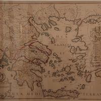 Carta geografica Grecia  '700