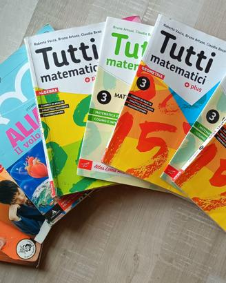 Libri scolastici usati per 3 media