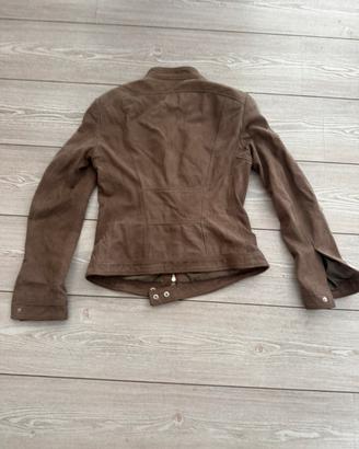 Giacca Versace donna vera pelle marrone – Tg. 44