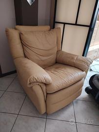 poltrona allungabile e reclinabile 