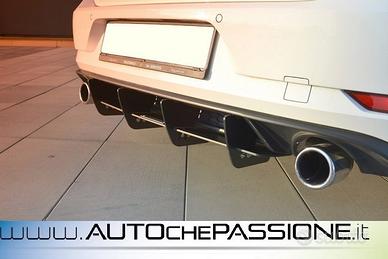 Splitter Estrattore posteriore Golf 7.5 GTI 17>19