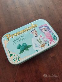 Scatola latta vintage Promenade - Anni 50