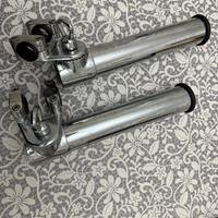 Set da 2 portacanna in acciaio