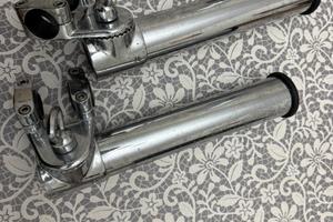 Set da 2 portacanna in acciaio