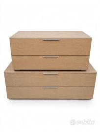 Coppia Cassettoni Rovere Chiaro (mobilificio)