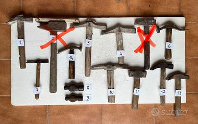 Vecchi Martelli da collezione.