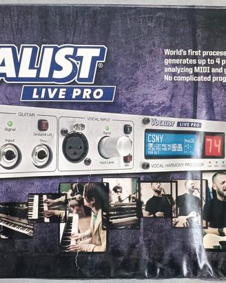 Digitech Vocalist Live PRO + Footswitch