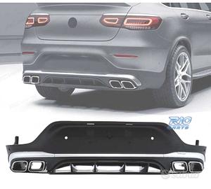 DIFFUSORE MERCEDES CLASSE GLC C253 COUPÉ TERMINALI